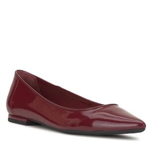 Jessica Simpson Cazzedy Pointed Flats in Burgundy